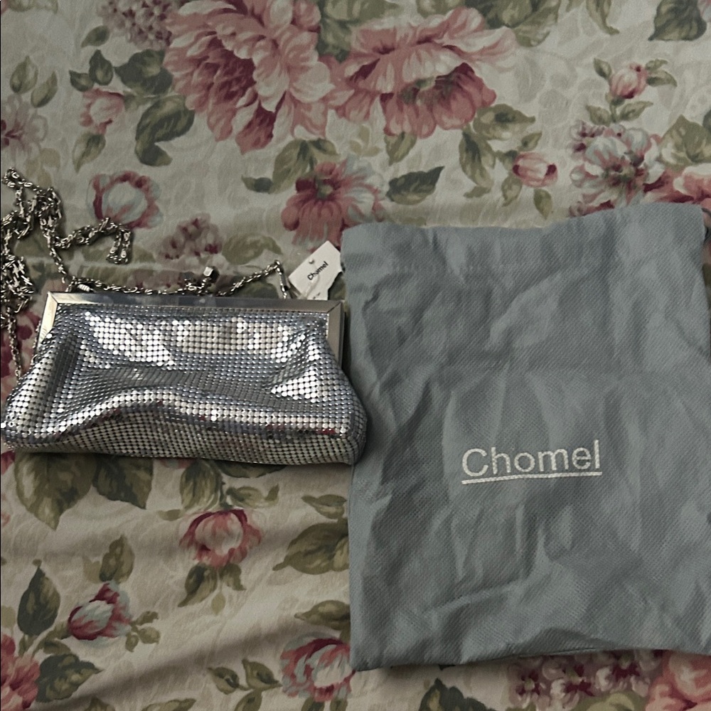 Silver Evening Clutch